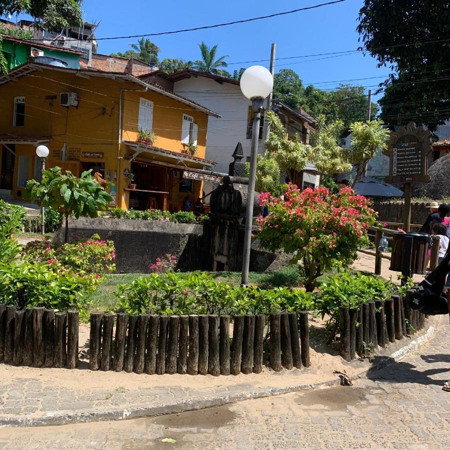 Residencial Morro De Sao Paulo Casa Amarela Villa Luaran gambar